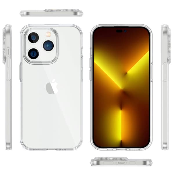 Stöttåligt TPU Skal iPhone 14 Pro Transparent