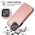 Miniatyrbild 4 av 6: iPhone 14 Pro Max Skal Plånbok Roséguld