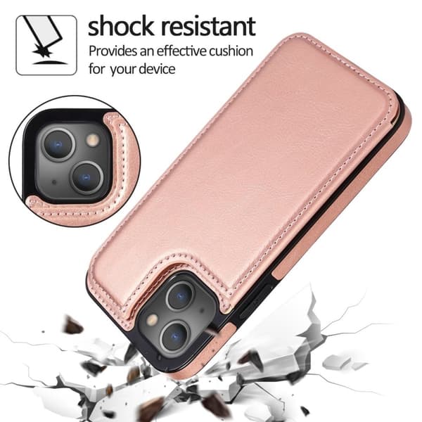 iPhone 14 Pro Max Skal Plånbok Roséguld