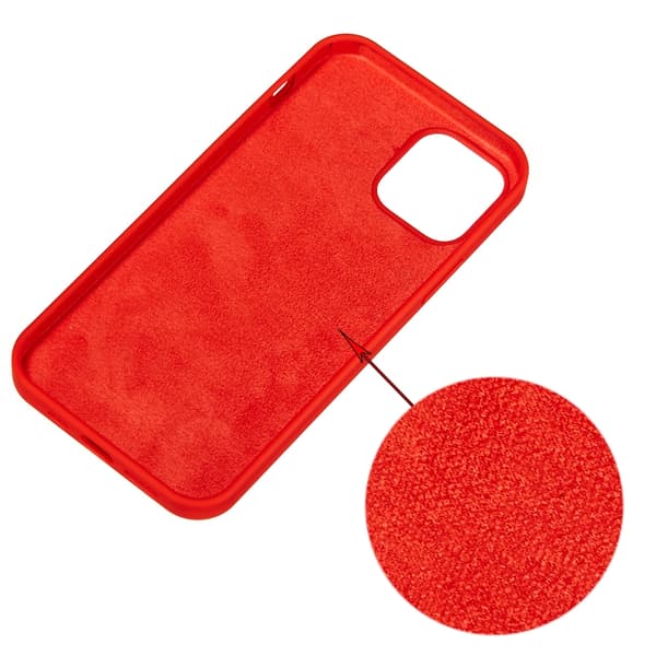 Silikonskal iPhone 14 Pro Max Röd
