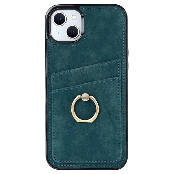 iPhone 14 Plus Kortfack Skal Ring Grön