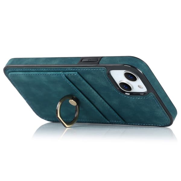iPhone 14 Plus Kortfack Skal Ring Grön