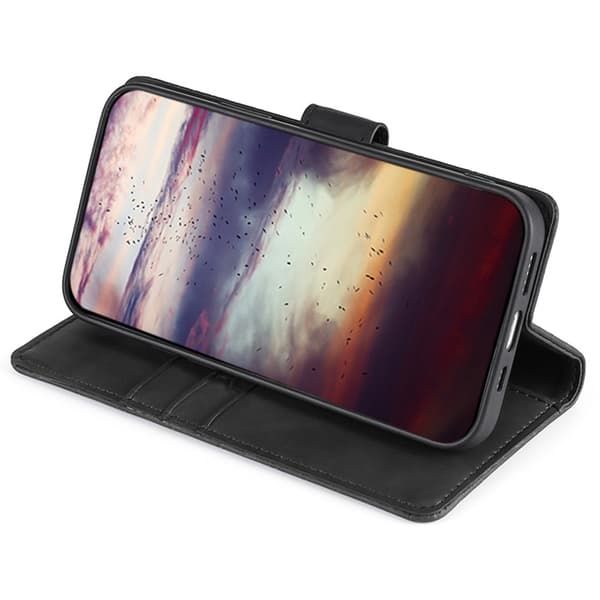 iPhone 14 Plus Fodral Krokodilmönster Svart