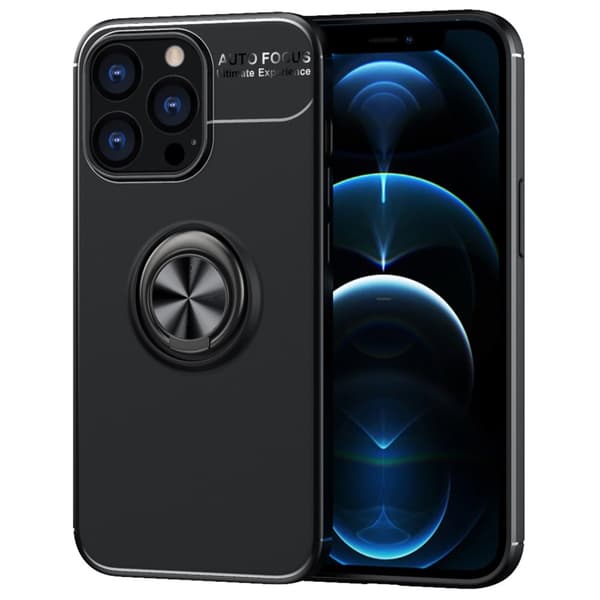 Skal Med Ringhållare iPhone 14 Pro Svart