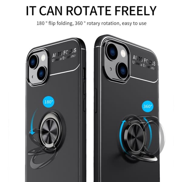 Skal Med Ringhållare iPhone 14 Plus Svart