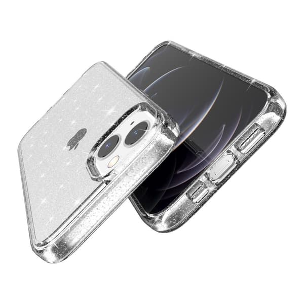 iPhone 14 Plus Skal Glitter Transparent