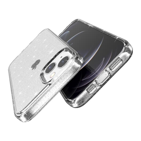 iPhone 14 Skal Glitter Transparent