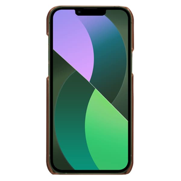 Läderskal Med Kortfack iPhone 14 Plus Brun