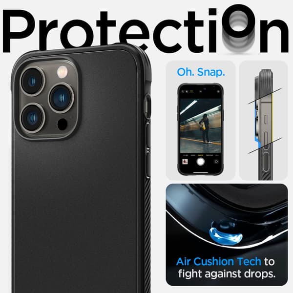 Spigen iPhone 14 Pro Max Case Rugged Armor Mag Black