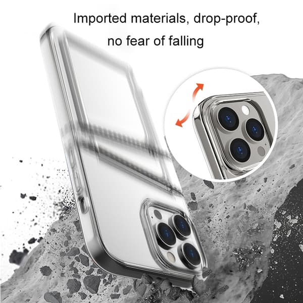 Skal Med Kortfack iPhone 12 Pro Transparent