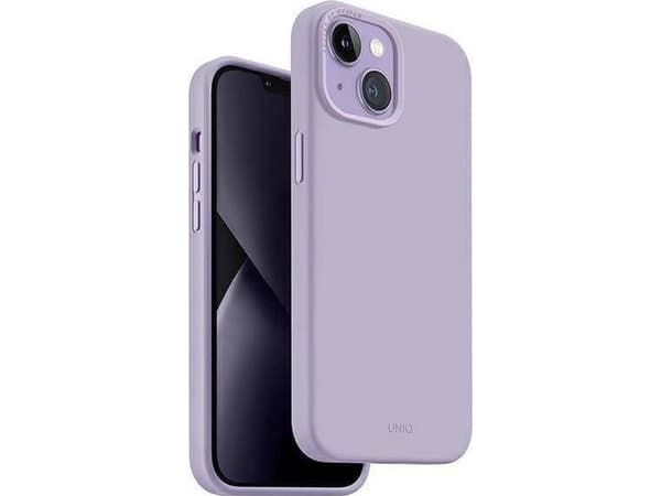 Uniq UNIQ etui Lino do iPhone 14 6,1" lilak/lilac lavender