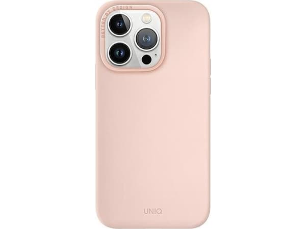Uniq UNIQ etui Lino Hue do iPhone 14 Pro Max 6,7" Magclick Charging różowy/blush pink