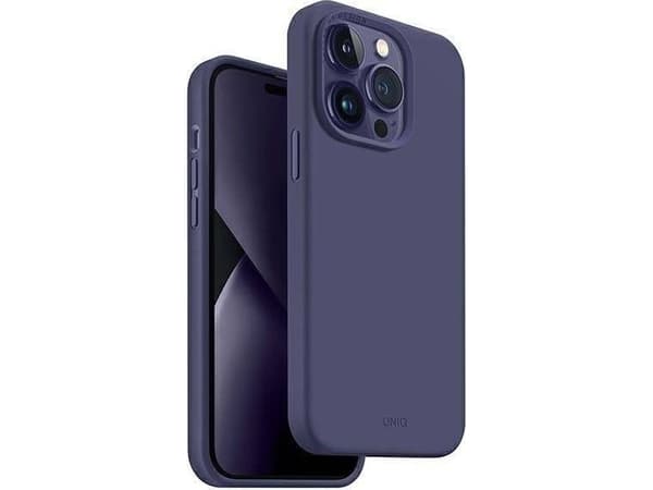 Uniq UNIQ etui Lino do iPhone 14 Pro Max 6,7" purpurowy/purple fig