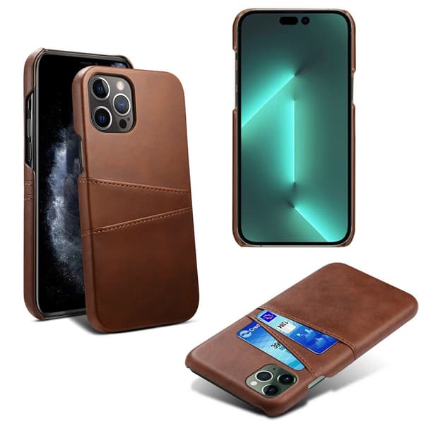 Genomtänkt Skal med Kortfack - iPhone 14 Pro