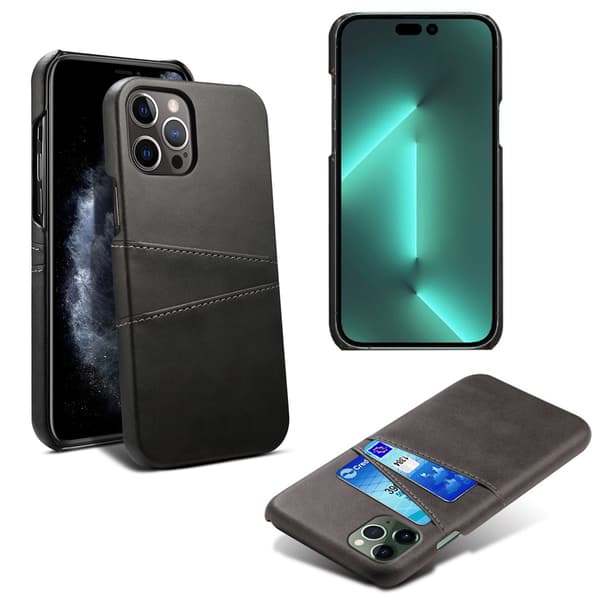 Genomtänkt Skal med Kortfack - iPhone 14 Pro