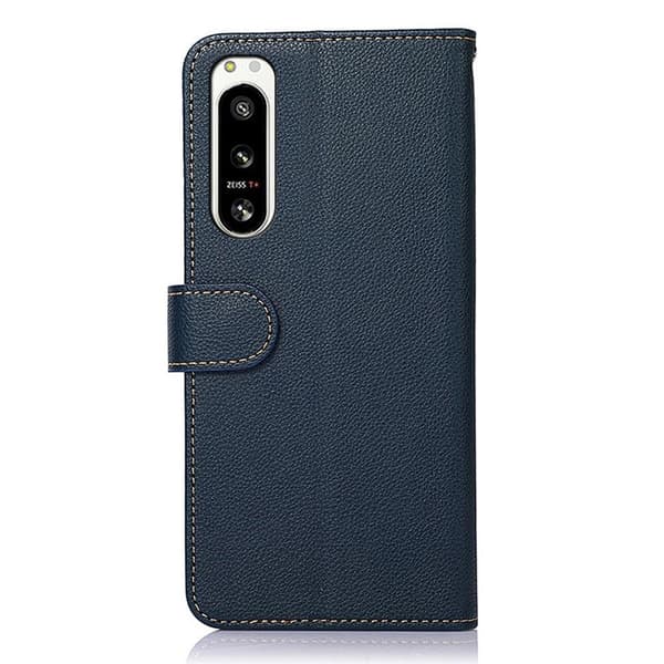 KHAZNEH Phone Cover for Sony Xperia 5 IV - Blue-Brown
