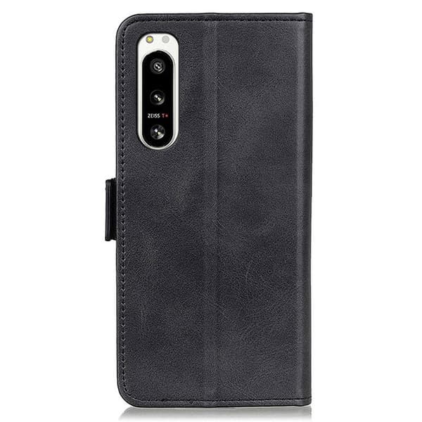 Sony Xperia 5 IV Plånboksfodral Svart Flera kortplatser