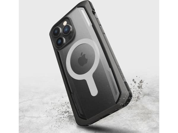 Raptic X-Doria Secure Deksel til iPhone 14 Pro Max med MagSafe pansret deksel svart