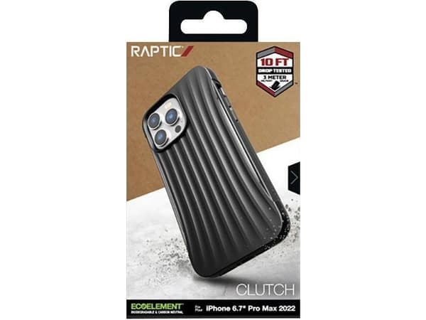 X-doria X-Doria Raptic Clutch - Biodegradowalne etui iPhone 14 Pro Max (Drop-Tested 3m) (Black)