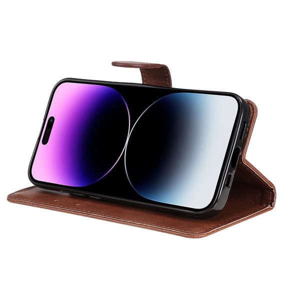 iPhone 14 Pro - Stilrent Praktiskt FLOVEME Pl�nboksfodral