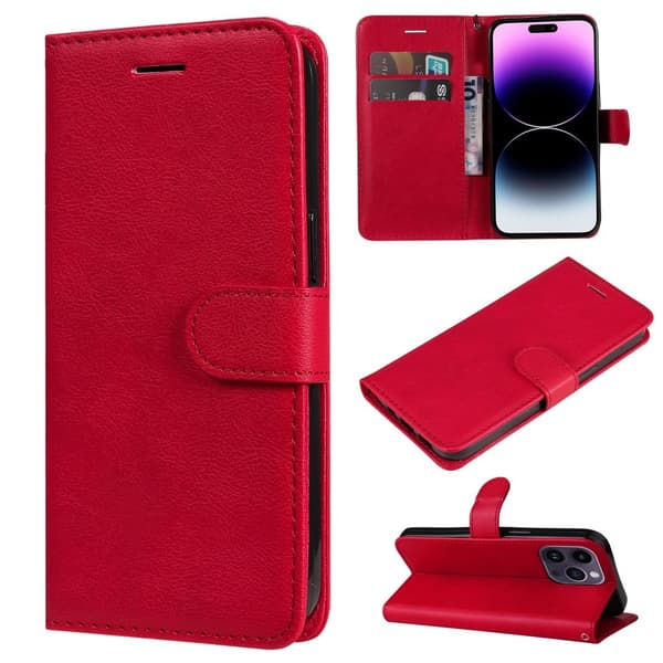 iPhone 14 Pro - Stilrent Praktiskt FLOVEME Pl�nboksfodral