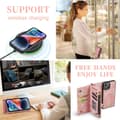 Miniatyrbild 7 av 9: CaseMe Multi-Slot 2 i 1 Plånboksfodral iPhone 14 Plus Rosa