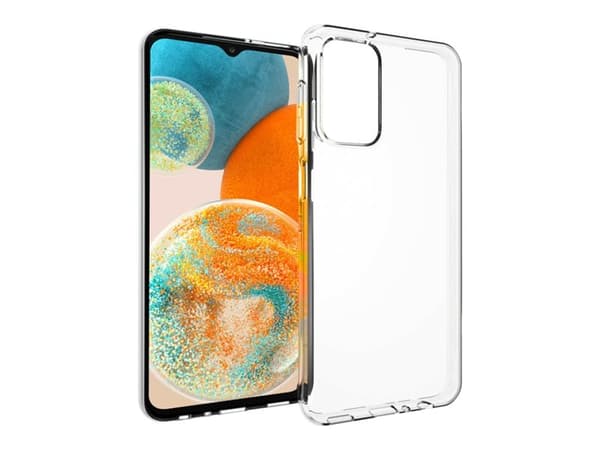 Insmat Crystal - Baksidesskydd för mobiltelefon - termoplastisk polyuretan (TPU) - klarglas - för Samsung Galaxy A23, A23 5G