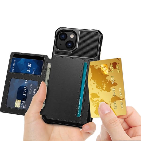 Smidigt Floveme Skal med Kortfack - iPhone 14