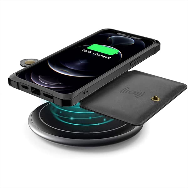 iPhone 14 Plus - Elegant Floveme Skal med Korthållare