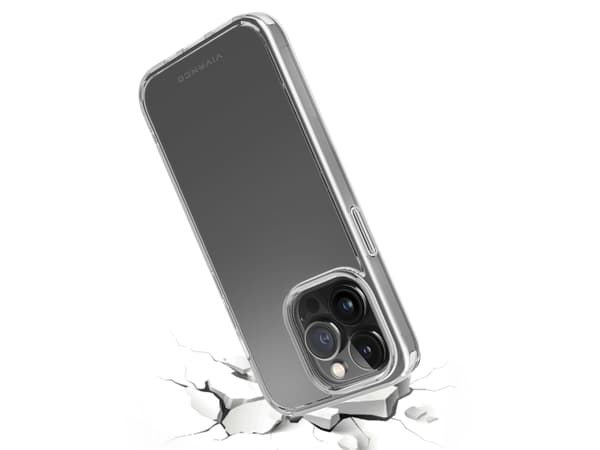 Vivanco Safe and Steady, Etui, Apple, iPhone 14 Pro Max, 17 cm (6.7"), Gjennomsiktig