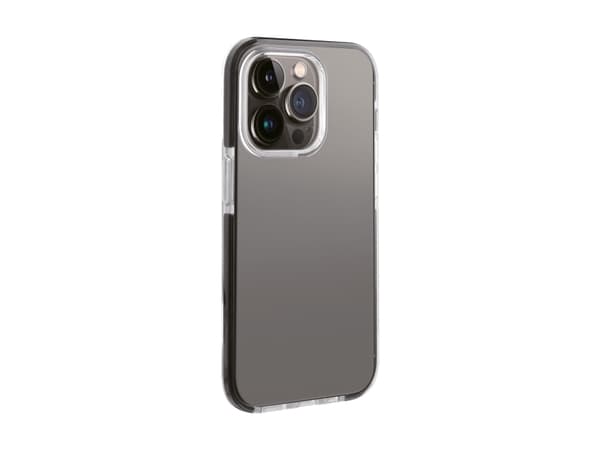 Vivanco Rock Solid, Etui, Apple, iPhone 14 Pro Max, 17 cm (6.7"), Sort, Gjennomsiktig