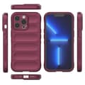 Miniatyrbild 7 av 8: iPhone 13 Pro Max Skal Magic Shield Flexible Armored - Burgundy
