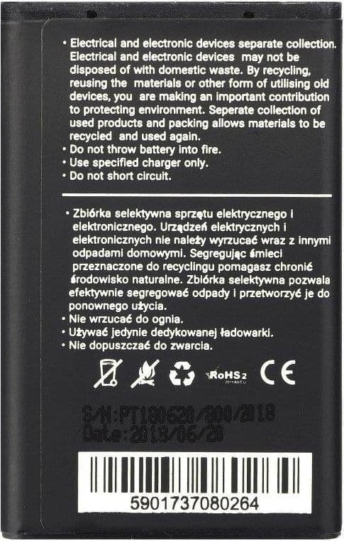 Bateria Blue Star BlueStar Battery Nokia 3110c 2700C X2-01 X2-05 Li-Ion 1200 mAh Analog BL-5C