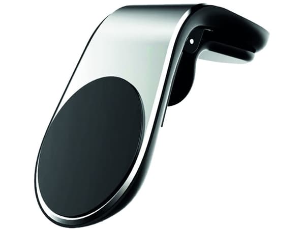2GO CarClip, Mobiltelefon/smarttelefon, Passiv holder, Bil, Sort, Sølv Sort, Sølv
