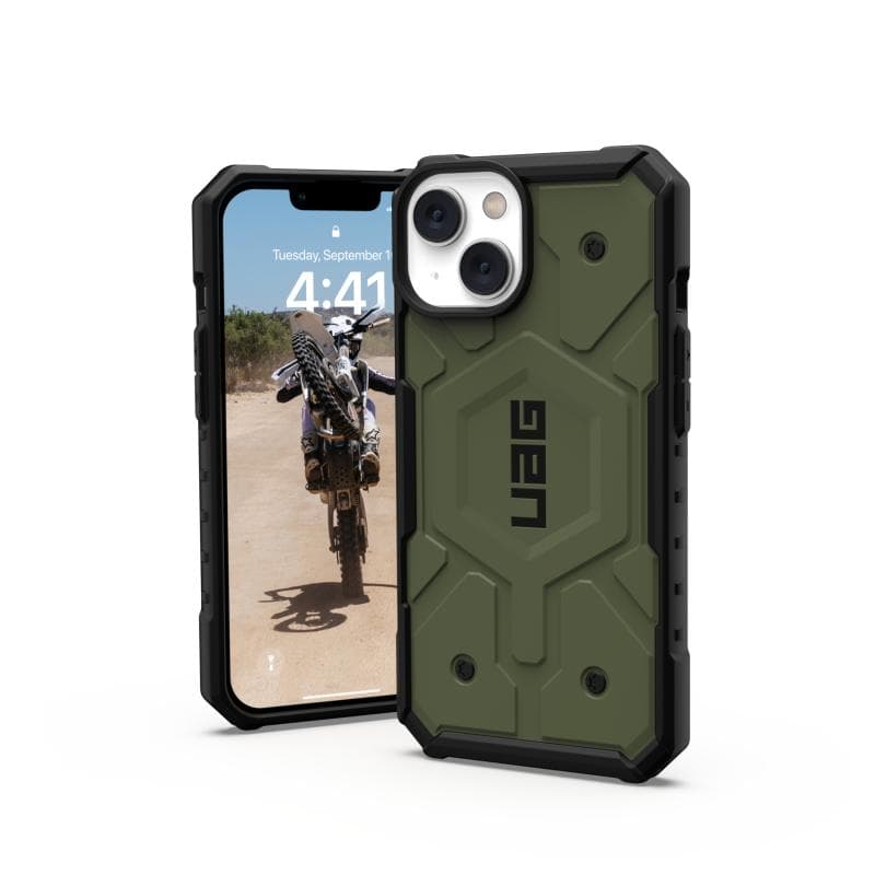 UAG iPhone 14 Skal Pathfinder Magsafe - Olive