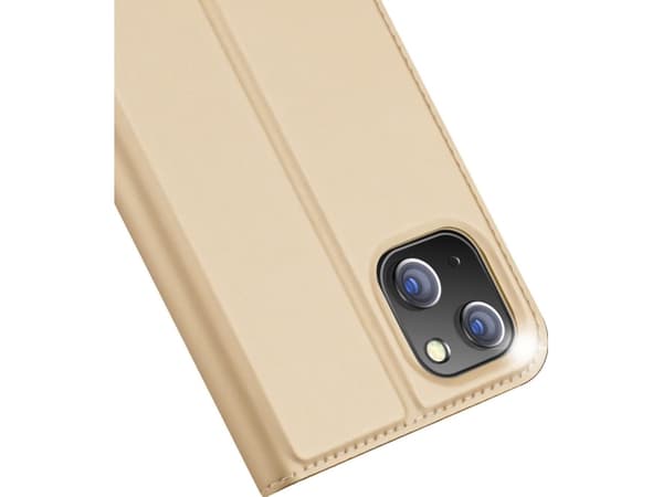 Dux Ducis Dux Ducis Skin Pro holsteri kotelo flip cover iPhone 14 Max kultainen