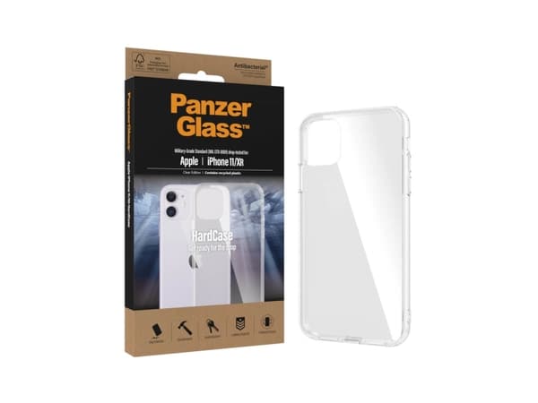 PanzerGlass HardCase - Clear Edition - baksidedeksel for mobiltelefon - termoplast-polyuretan (TPU) - gjennomsiktig - for Apple iPhone 11, XR