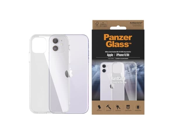 PanzerGlass HardCase - Clear Edition - baksidedeksel for mobiltelefon - termoplast-polyuretan (TPU) - gjennomsiktig - for Apple iPhone 11, XR