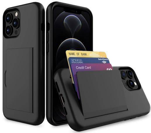 iPhone 13/14 Skal med Kortfack Skyddande