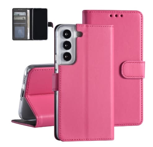 Plånboksfodral Samsung Galaxy S22 Rosa med Ställ