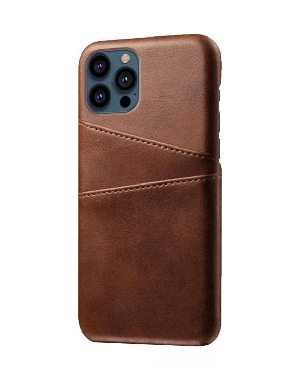 iPhone 14 Pro Veganskt Läderskal med Korthållare