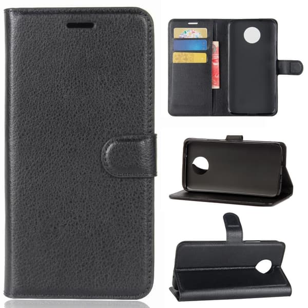 Plånboksfodral Motorola Moto G6 Plus - Svart