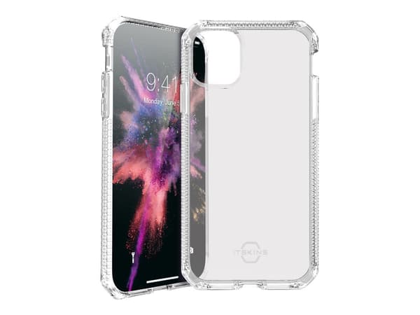 ITSKINS Spectrum Clear - Baksidedeksel for mobiltelefon - termoplast-polyuretan (TPU) - gjennomsiktig - for Apple iPhone 11 Pro, X, XS