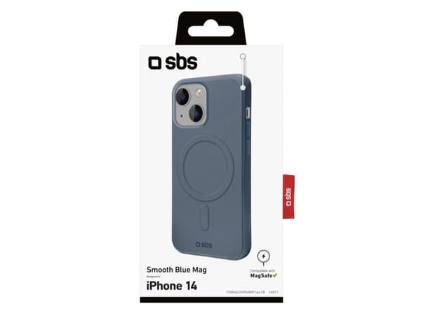 SBS TEMAGCOVRUBIP1461B, Omslag, Apple, iPhone 14, 15,5 cm (6.1"), Blå