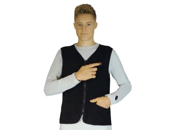 Glovii GV1XXL, Beskyttende vest, Skigåing, Snowboarding, Unisex, Sort, Alle (tider), XXL