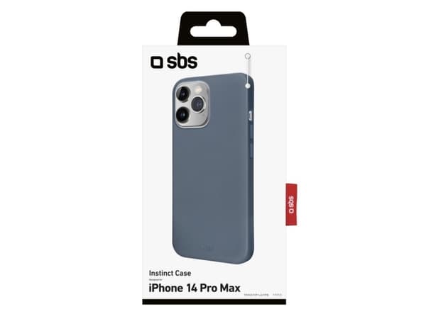 SBS Cover Instinct, suojus, Apple, iPhone 14 Pro Max, 17 cm (6.7"), Blå