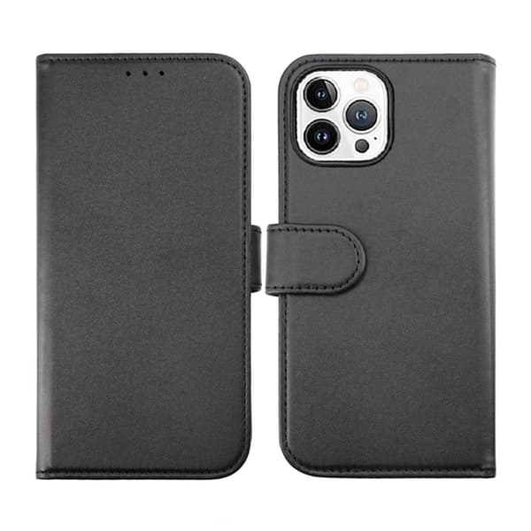 iPhone 14 Pro Plånboksfodral Magnet Rvelon - Svart
