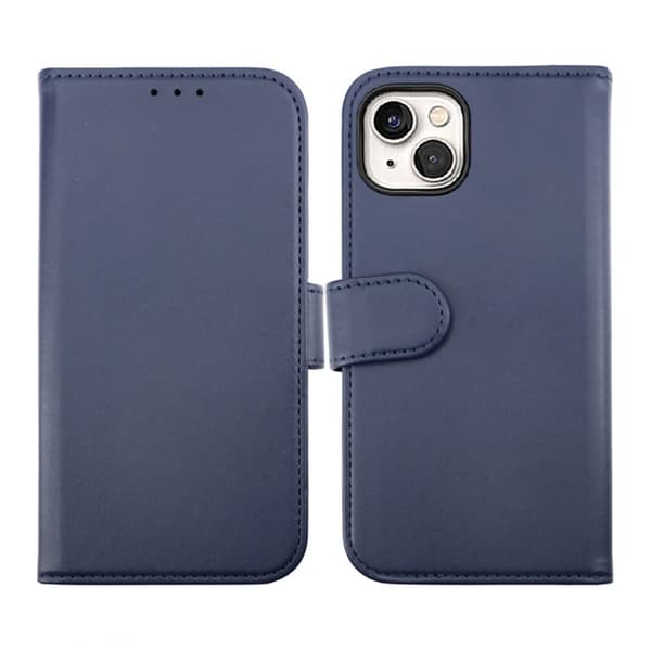 iPhone 14 Plus Plånboksfodral Magnet Rvelon - Blå