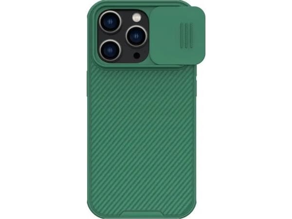 Nillkin CamShield Pro-deksel iPhone 14 Pro Max pansret deksel Kamerabeskytter Grønn