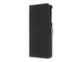 Miniatyrbilde 1 av 5: Insmat - Lommebok for mobiltelefon - ekte skinn, termoplast-polyuretan (TPU), kartong+papir+aluminiumsfolie, bomullssting - svart - for OnePlus 10 Pr